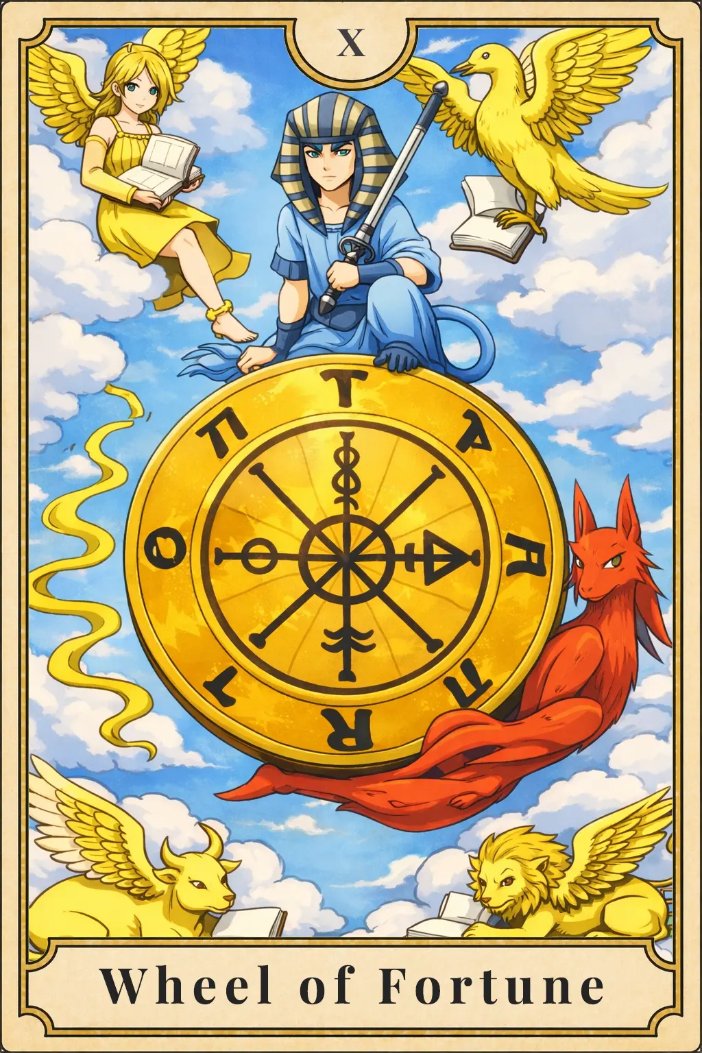 運命の輪 card